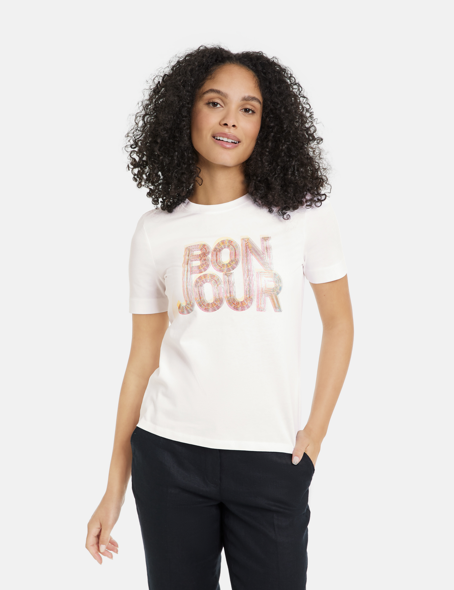 Nachhaltiges T-Shirt mit Wording-Print