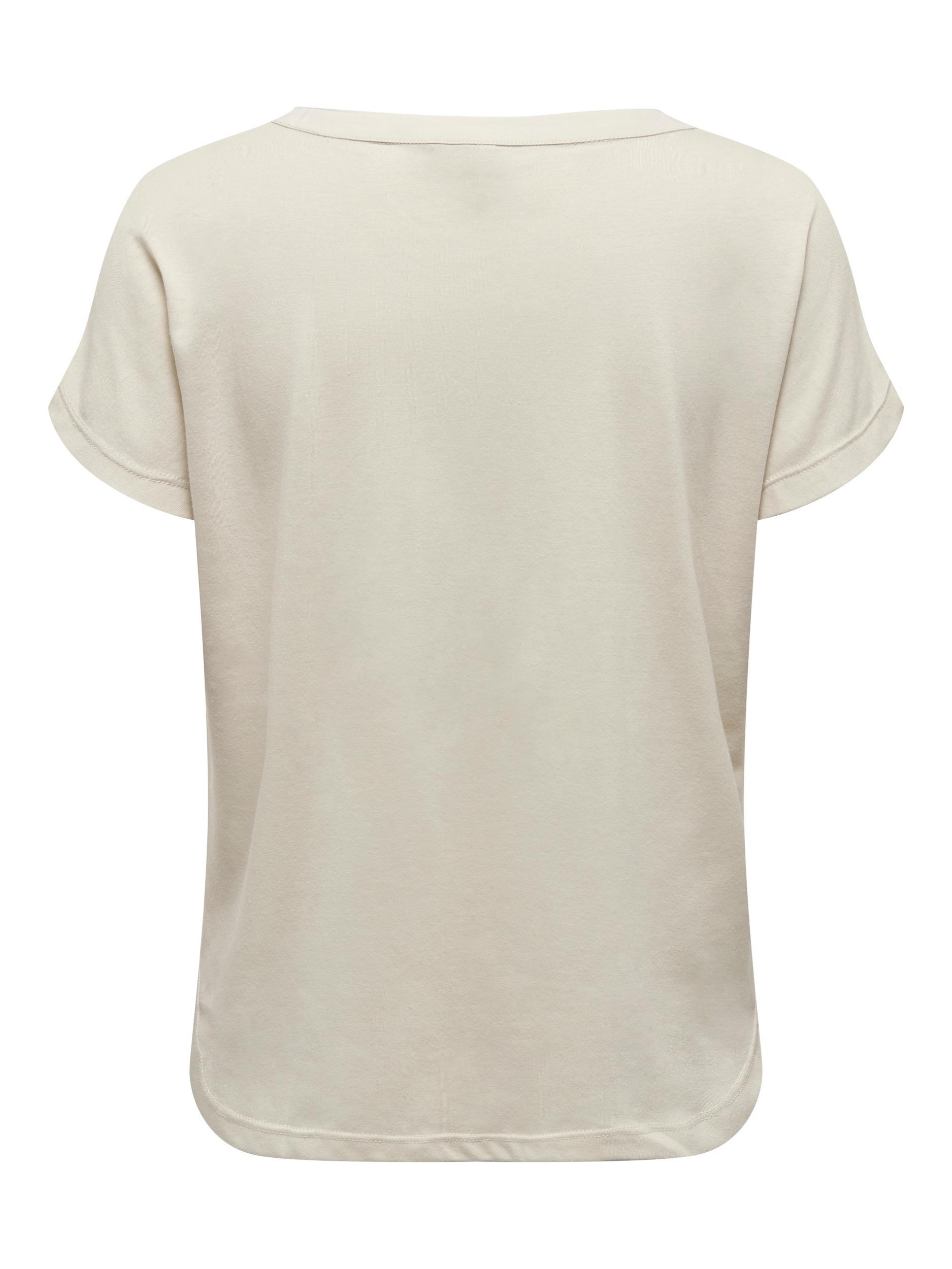 ONLAVA S/S SPLIT MIX TOP JRS