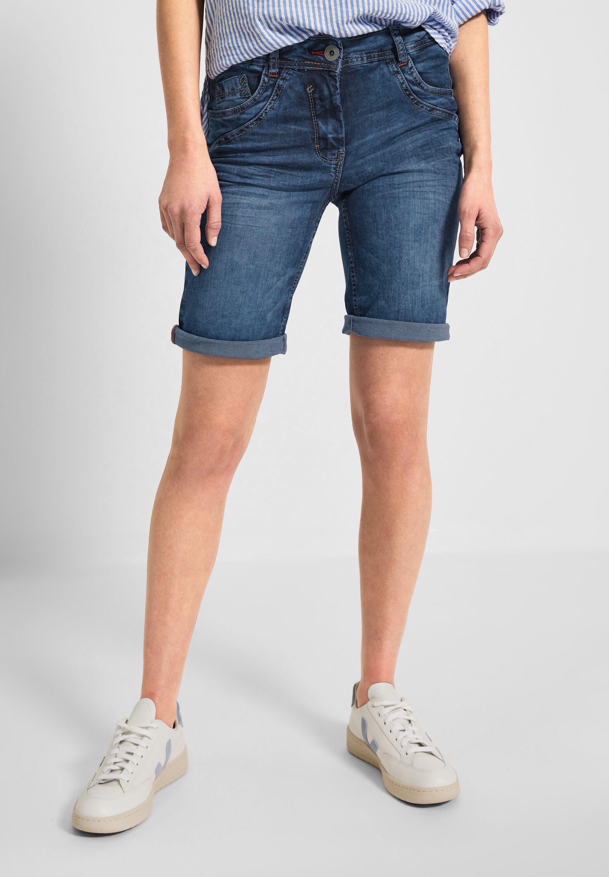 Loose Fit Jeansshorts