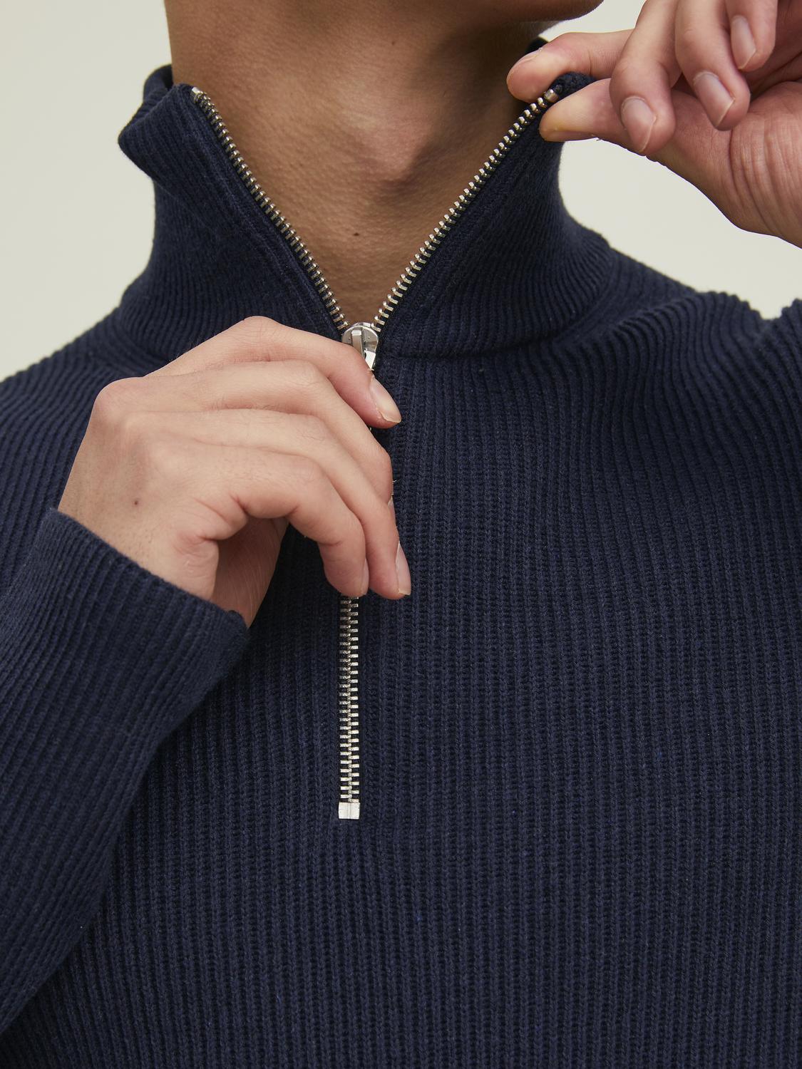 JPRCCPERFECT KNIT HALF ZIP SN