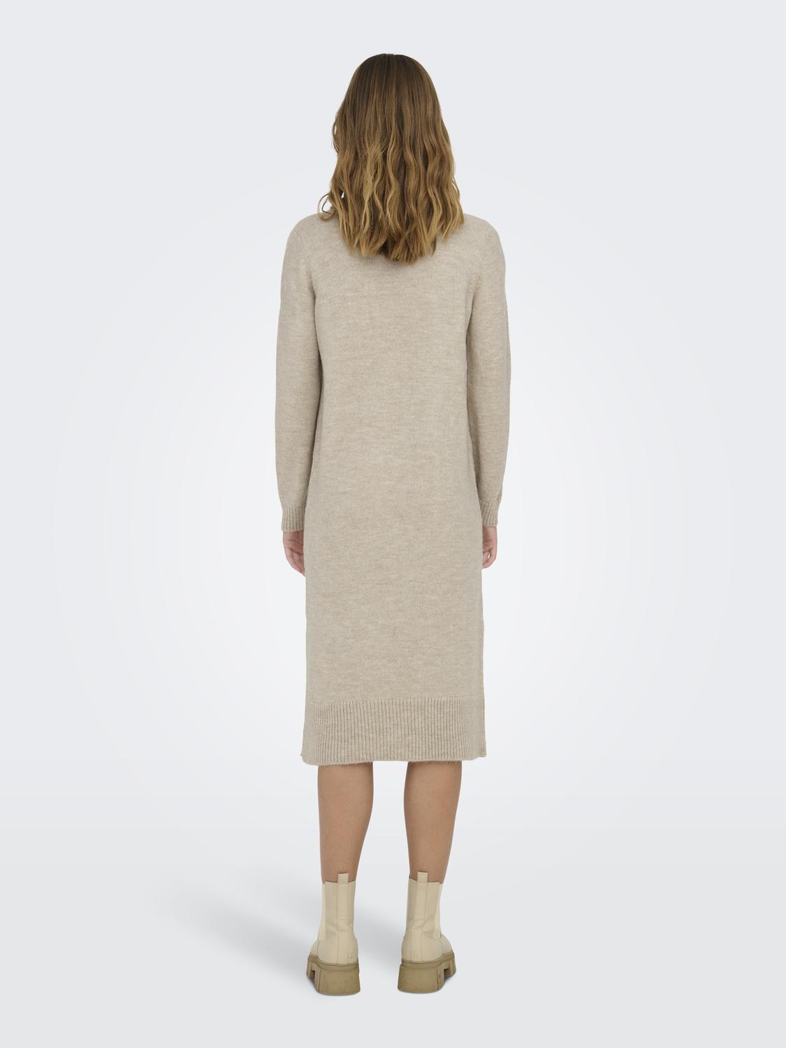 ONLBRANDIE L/S ROLL NECK DRESS KNT NOOS