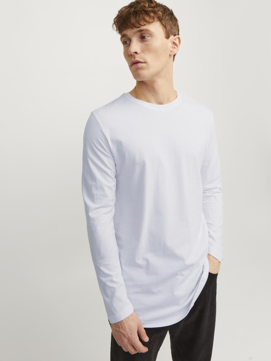 JJENOA TEE O-NECK LS NOOS