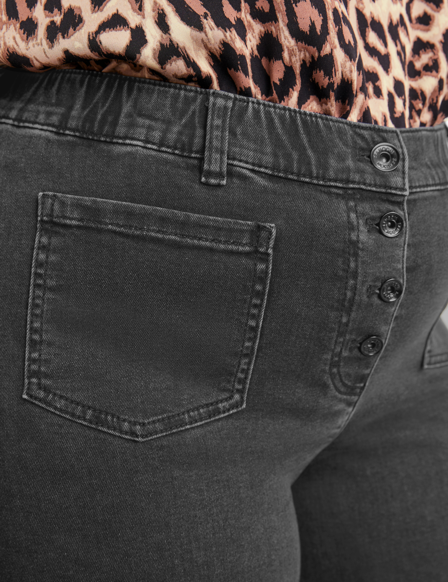 Jeans mit weitem Bein Carlotta