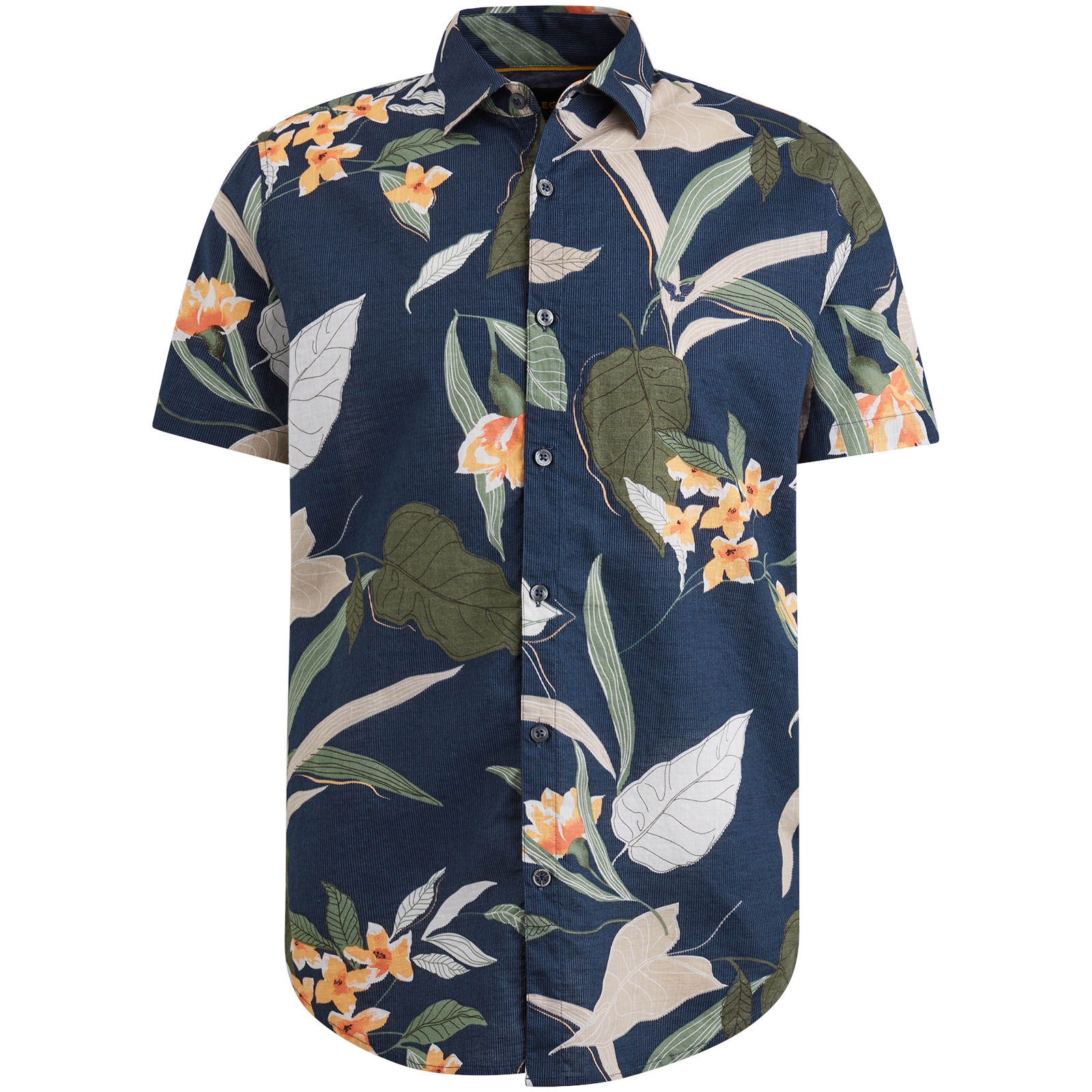 Short Sleeve Shirt Print On Ctn Slub