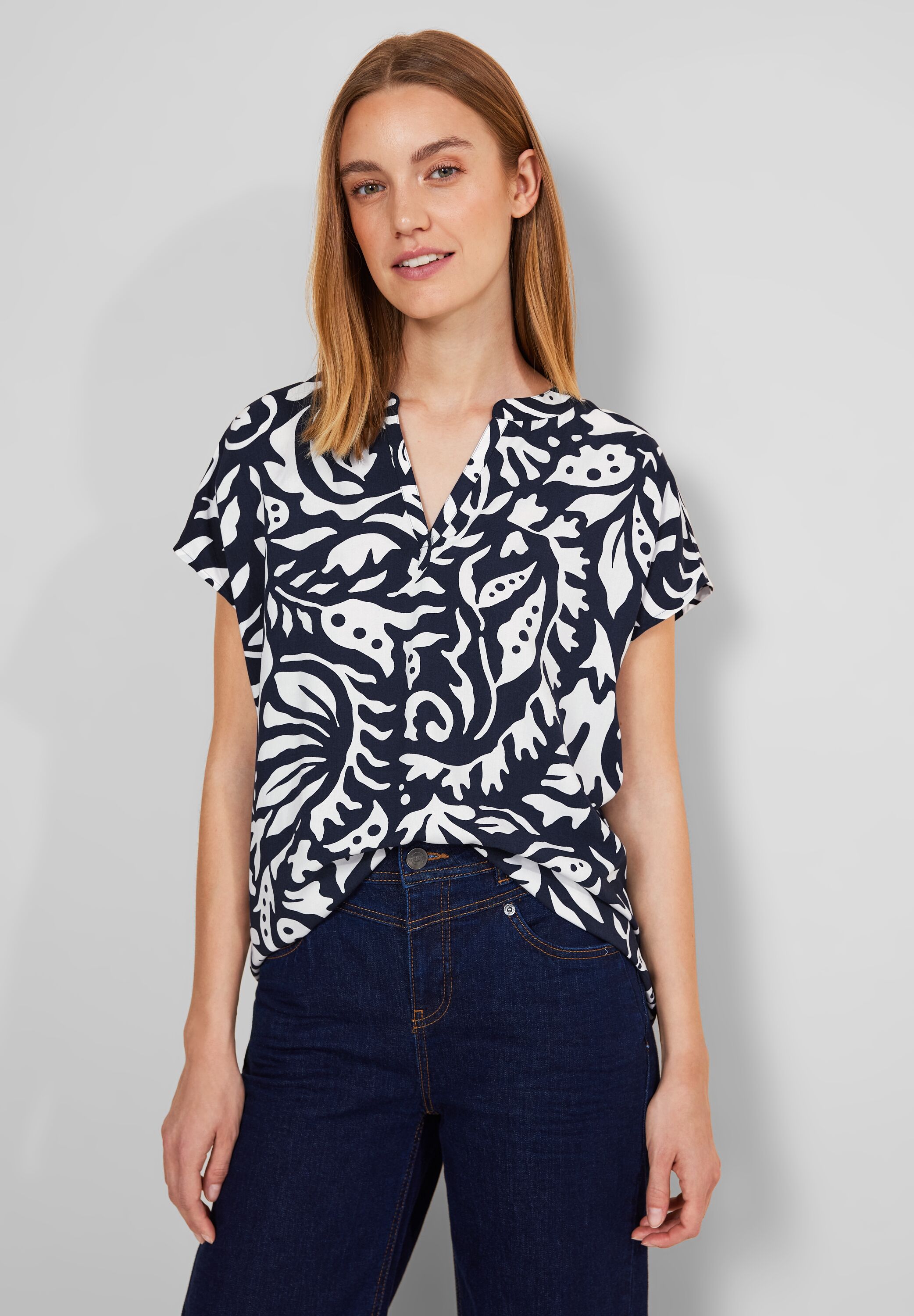 Print Blusenshirt