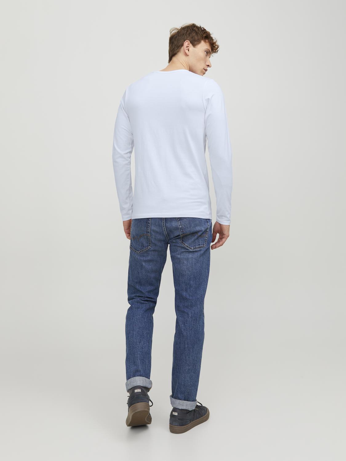 JJEBASIC O-NECK TEE L/S NOOS