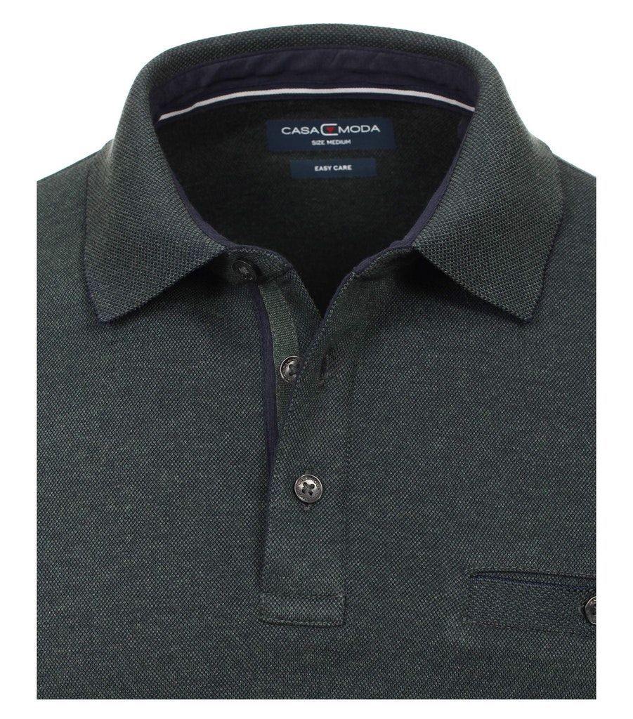 Polo-Shirt Langarm gestreift