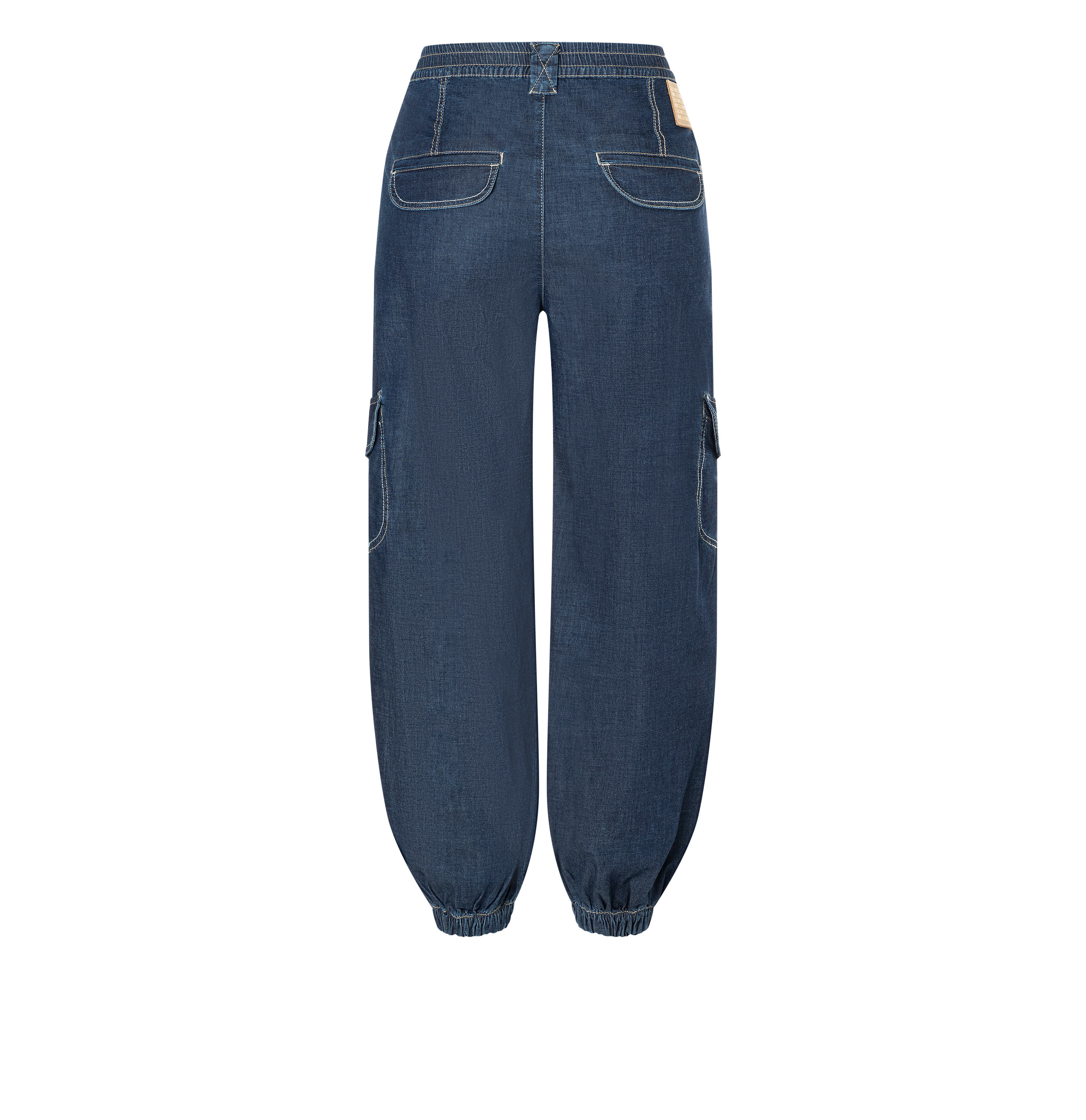 MAC JEANS - ELVA CARGO, Fluid Denim