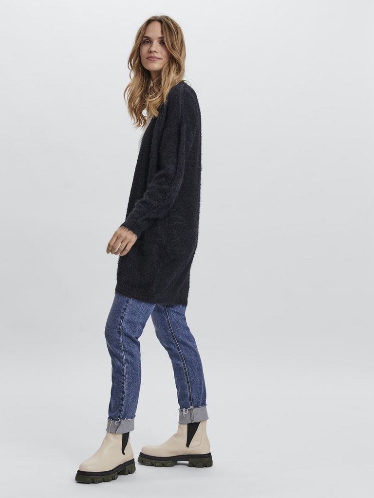 VMPOILU LS LONG OPEN CARDIGAN LCS