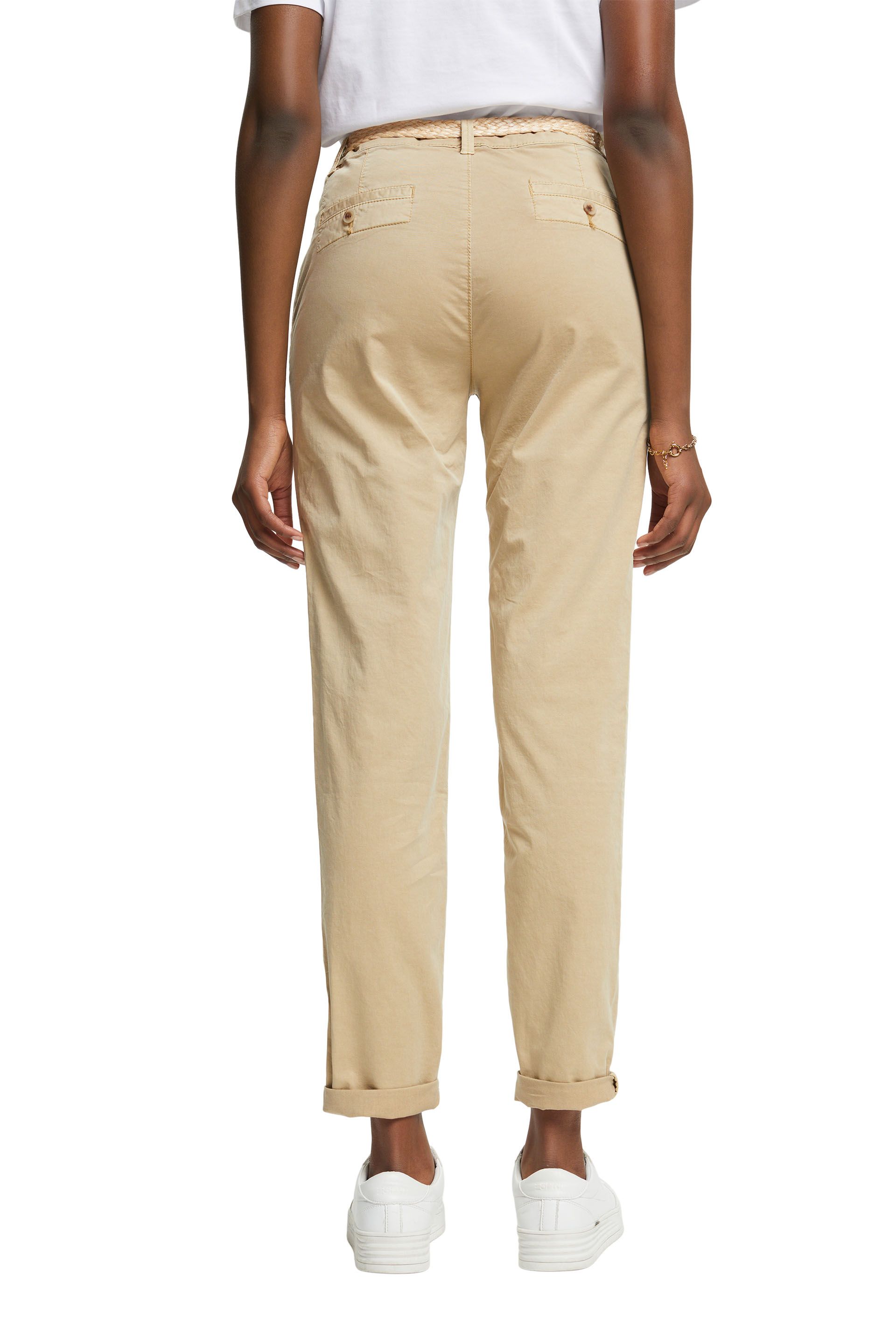 Cropped Chino aus Bio-Baumwolle