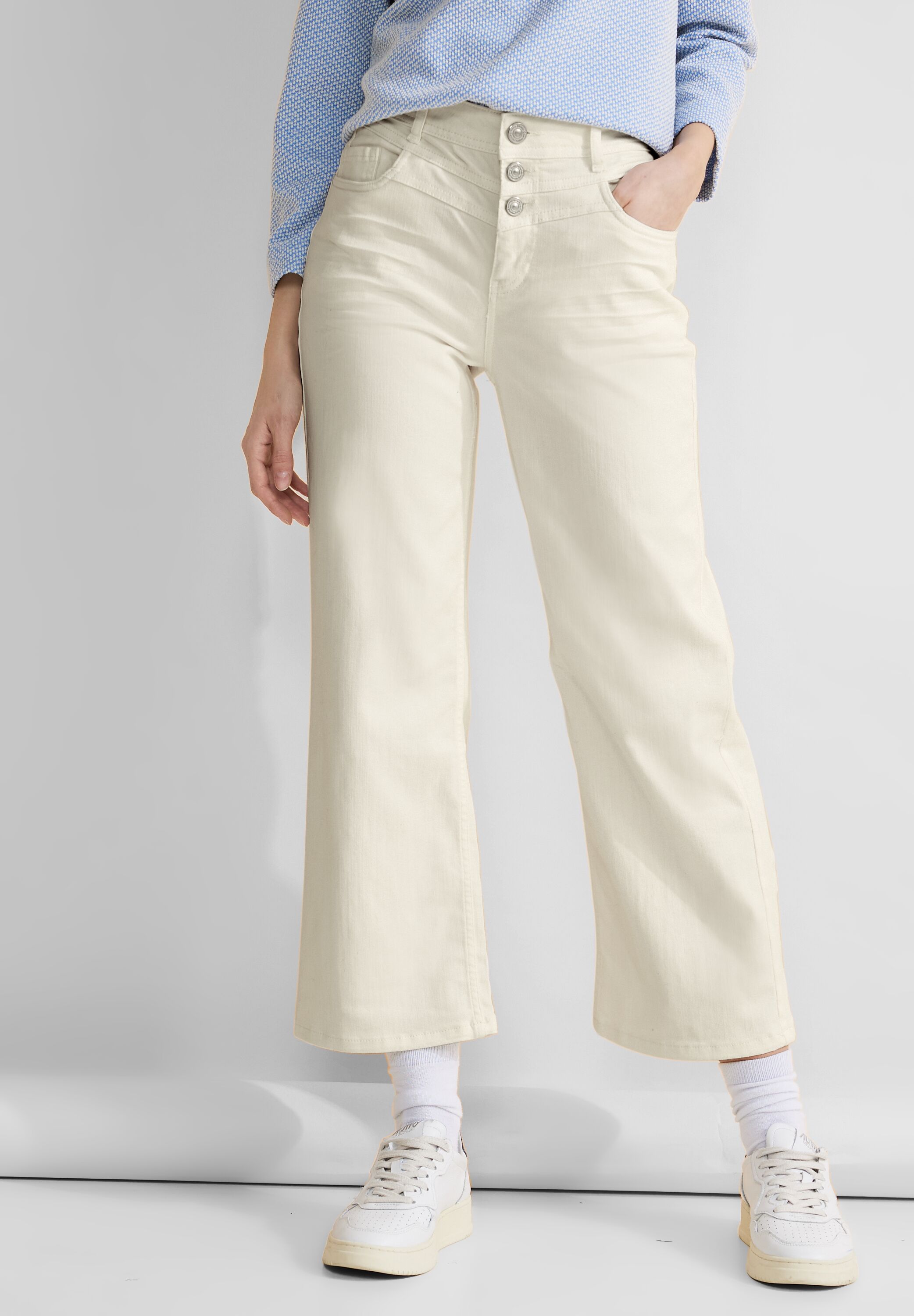 Casual Fit Culotte Jeans