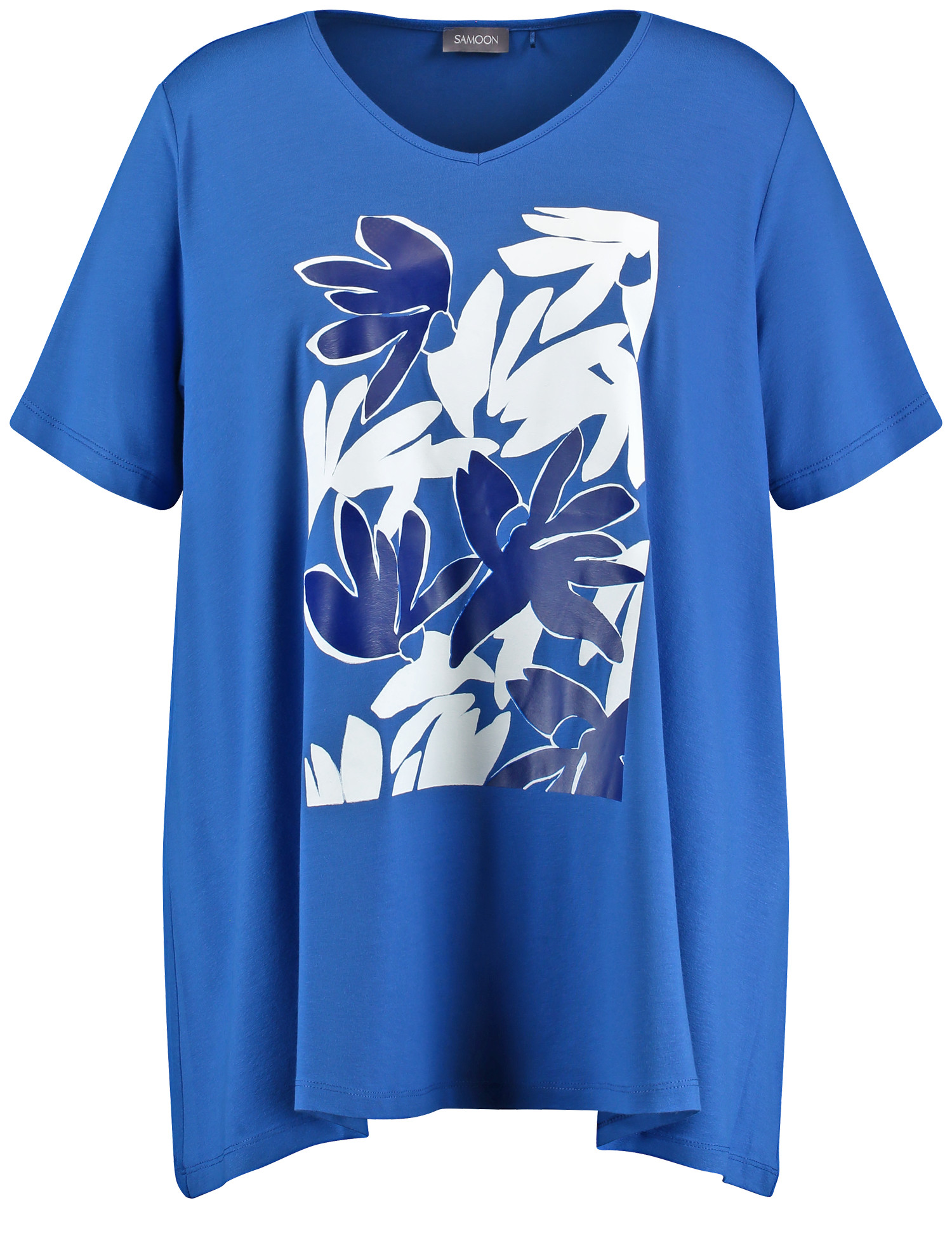 T-Shirt mit floralem Frontprint