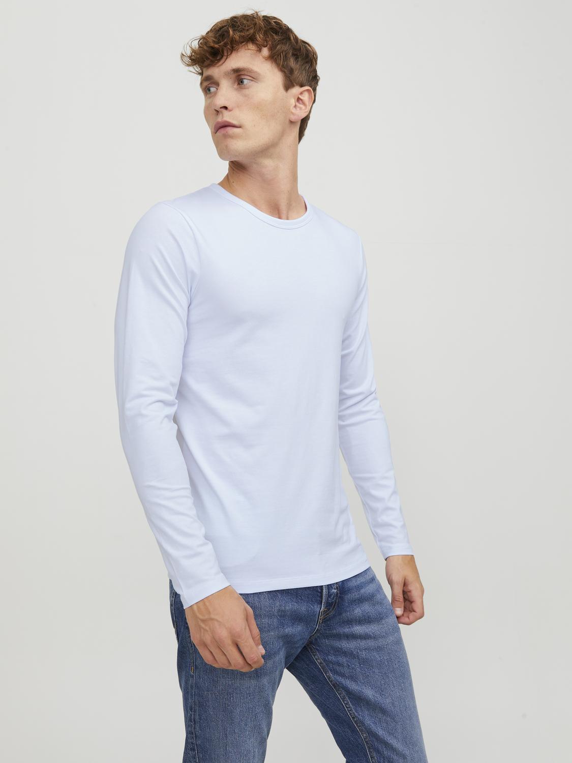 JJEBASIC O-NECK TEE L/S NOOS