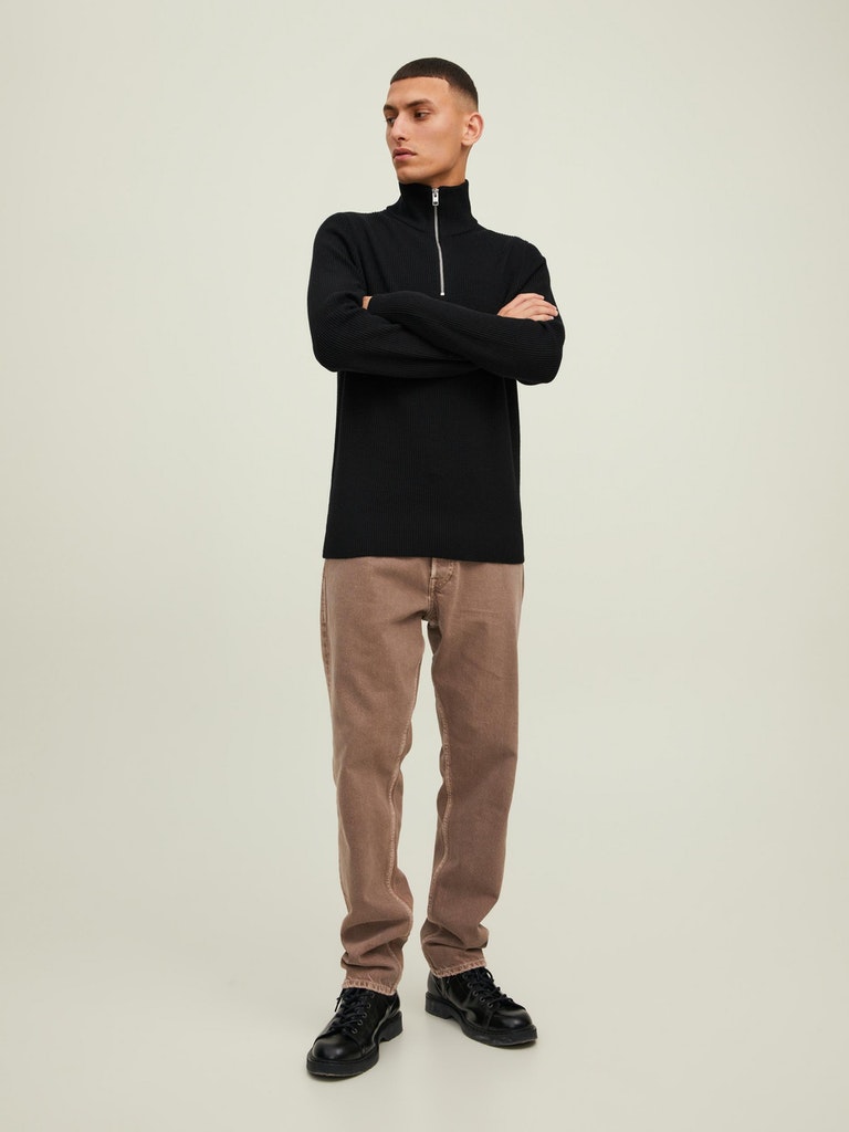 JPRPERFECT KNIT HALF ZIP SN