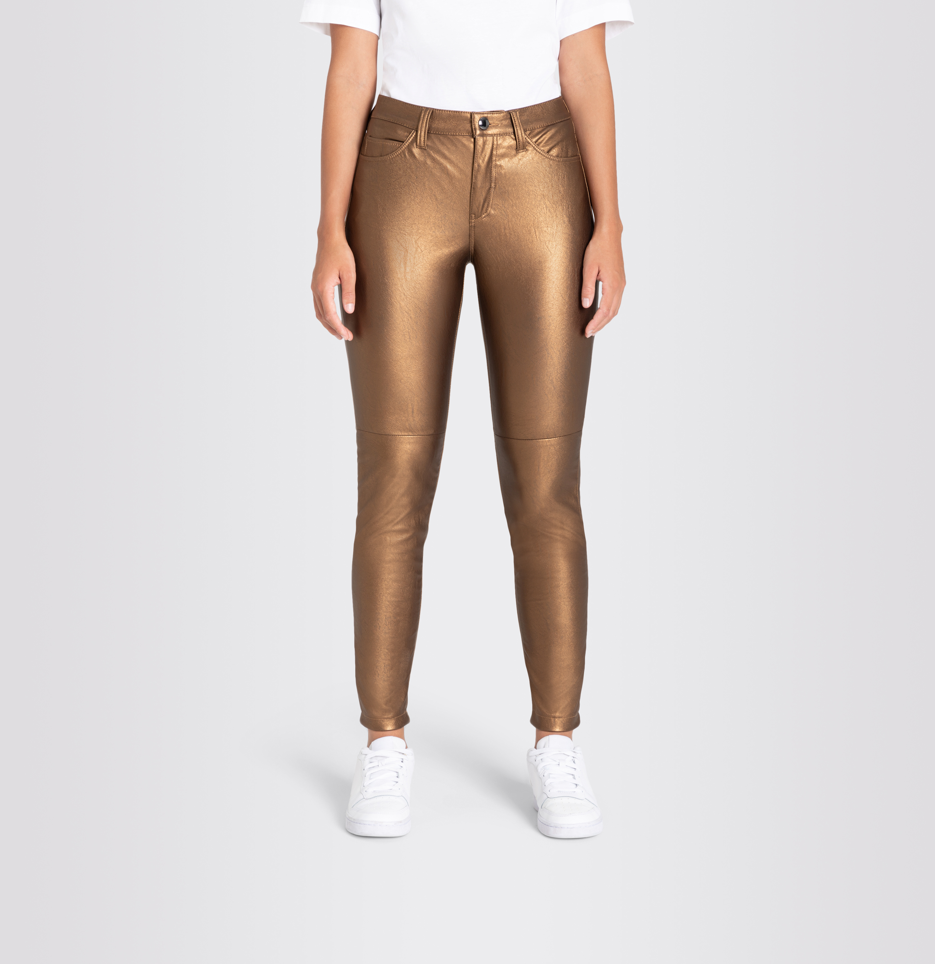 MAC JEANS - SLIM ., Metallic Coated