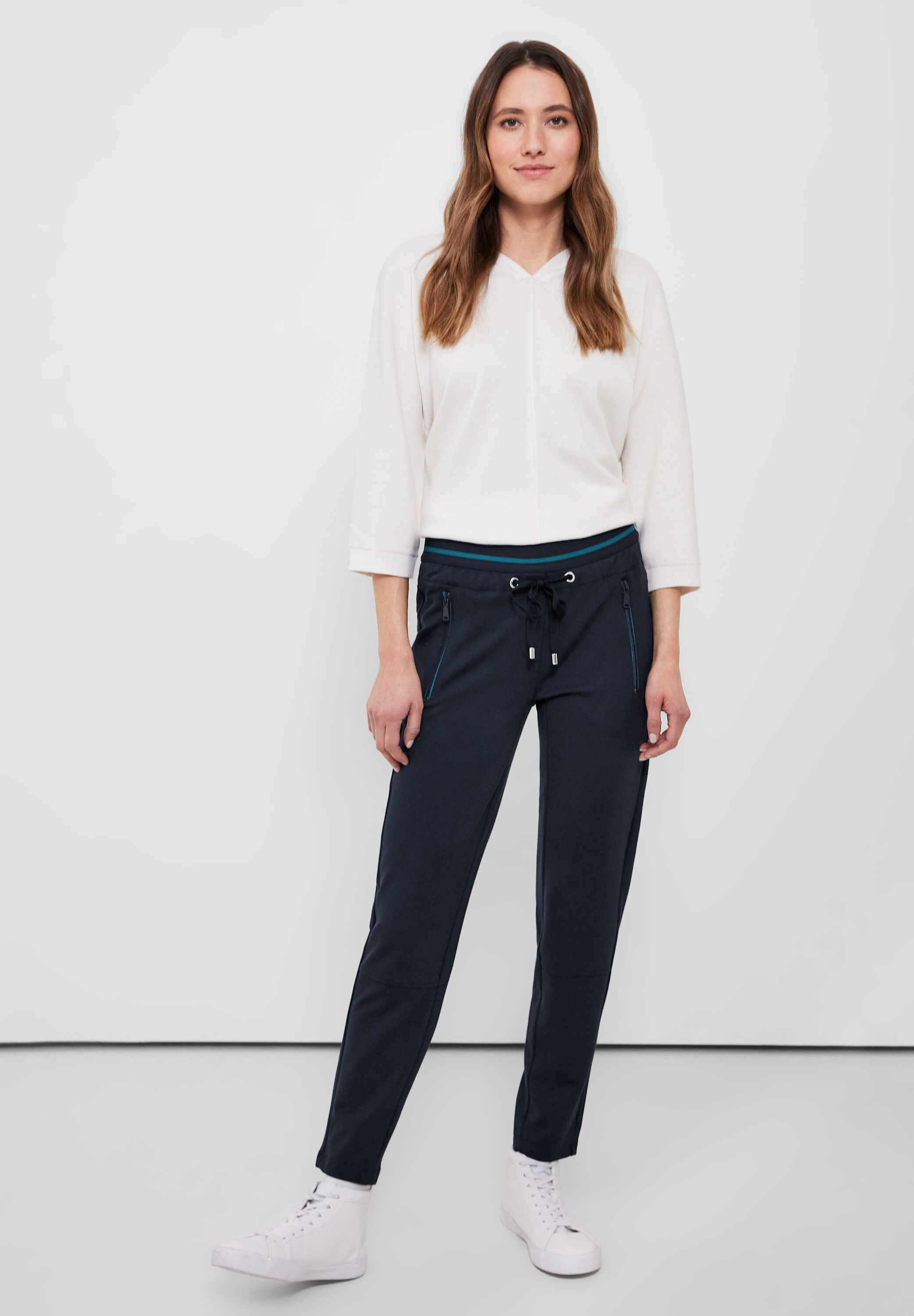 Casual Fit Hose mit Stretch