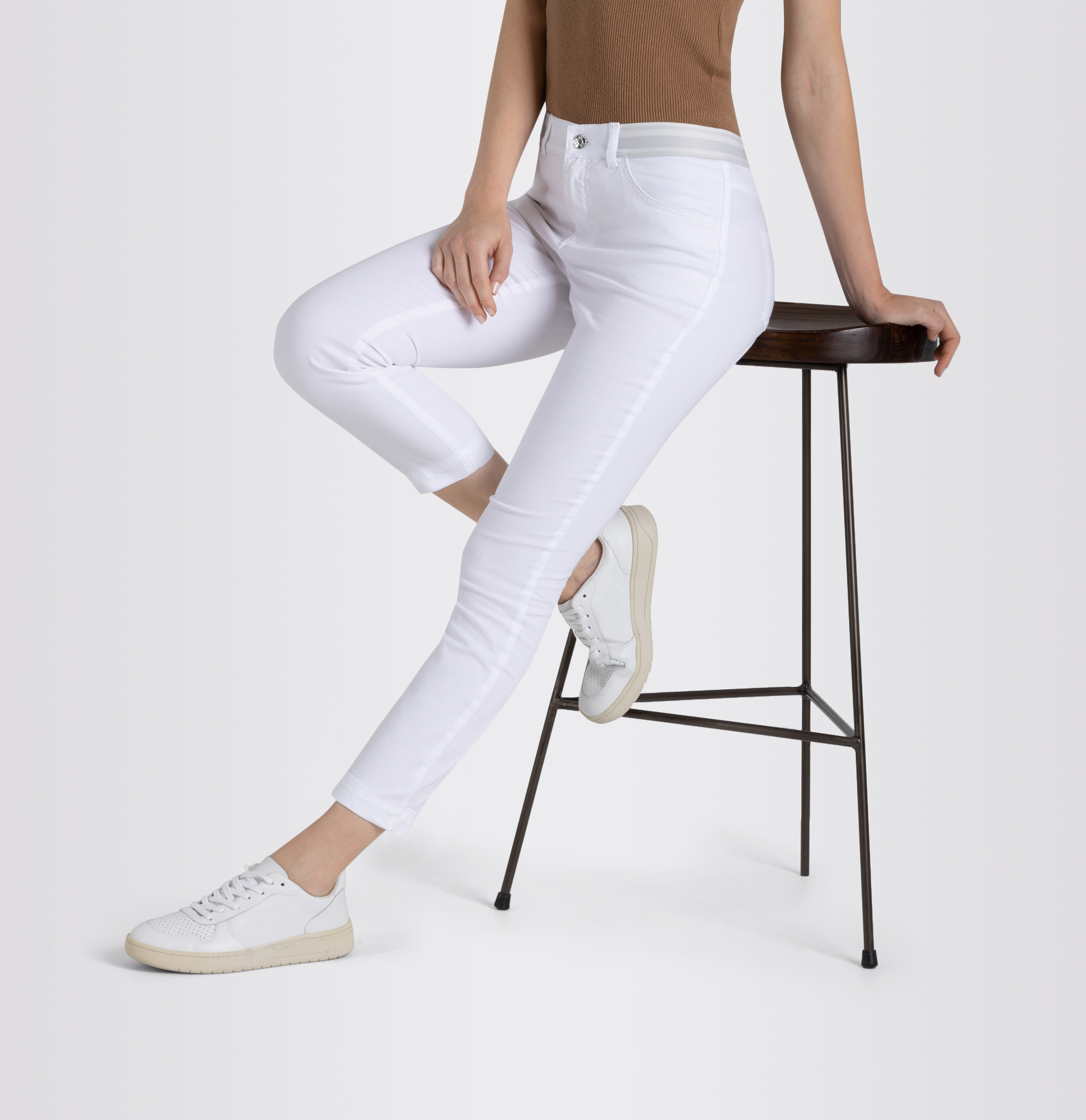 MAC JEANS - SLIM SPORT cropped, Ultra light weight denim