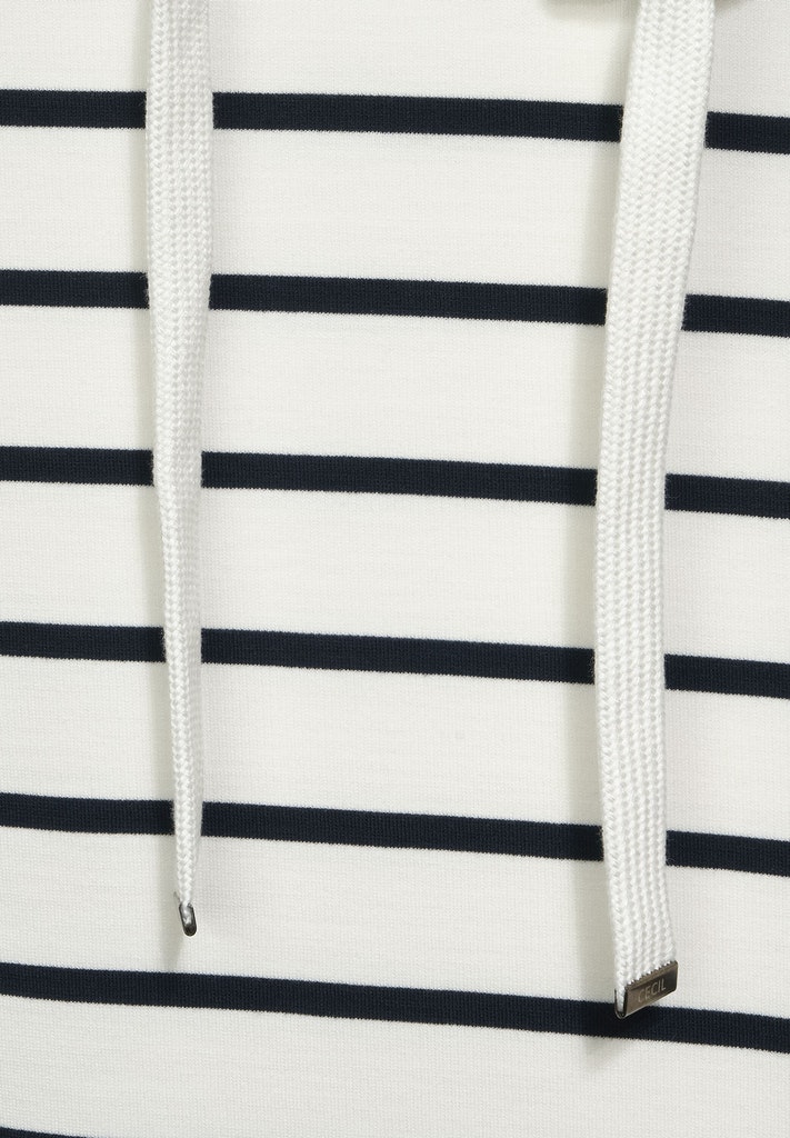 Kapuzenshirt mit Streifen | | white | vanilla 4063041190259 XL