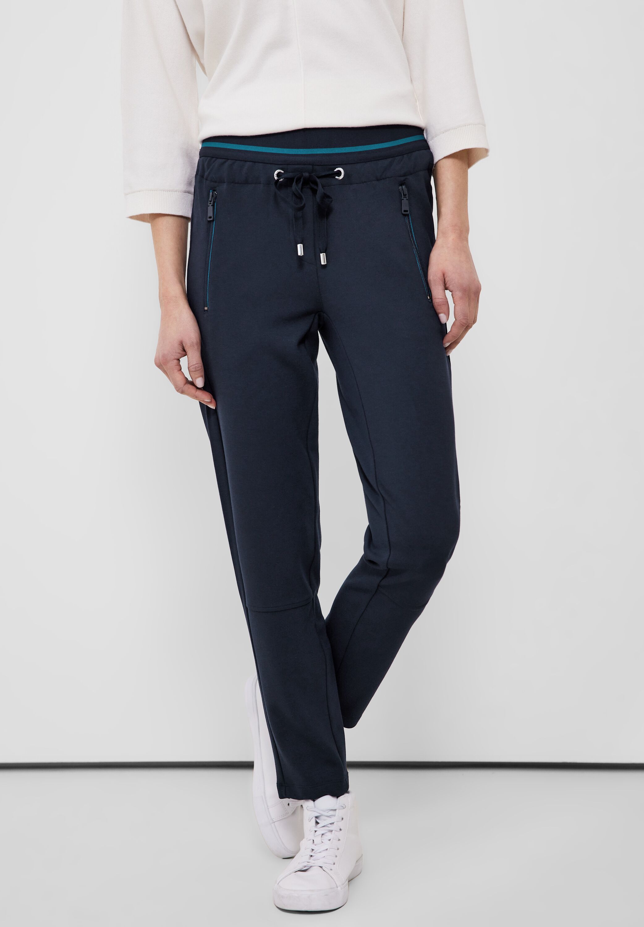 Casual Fit Hose mit Stretch