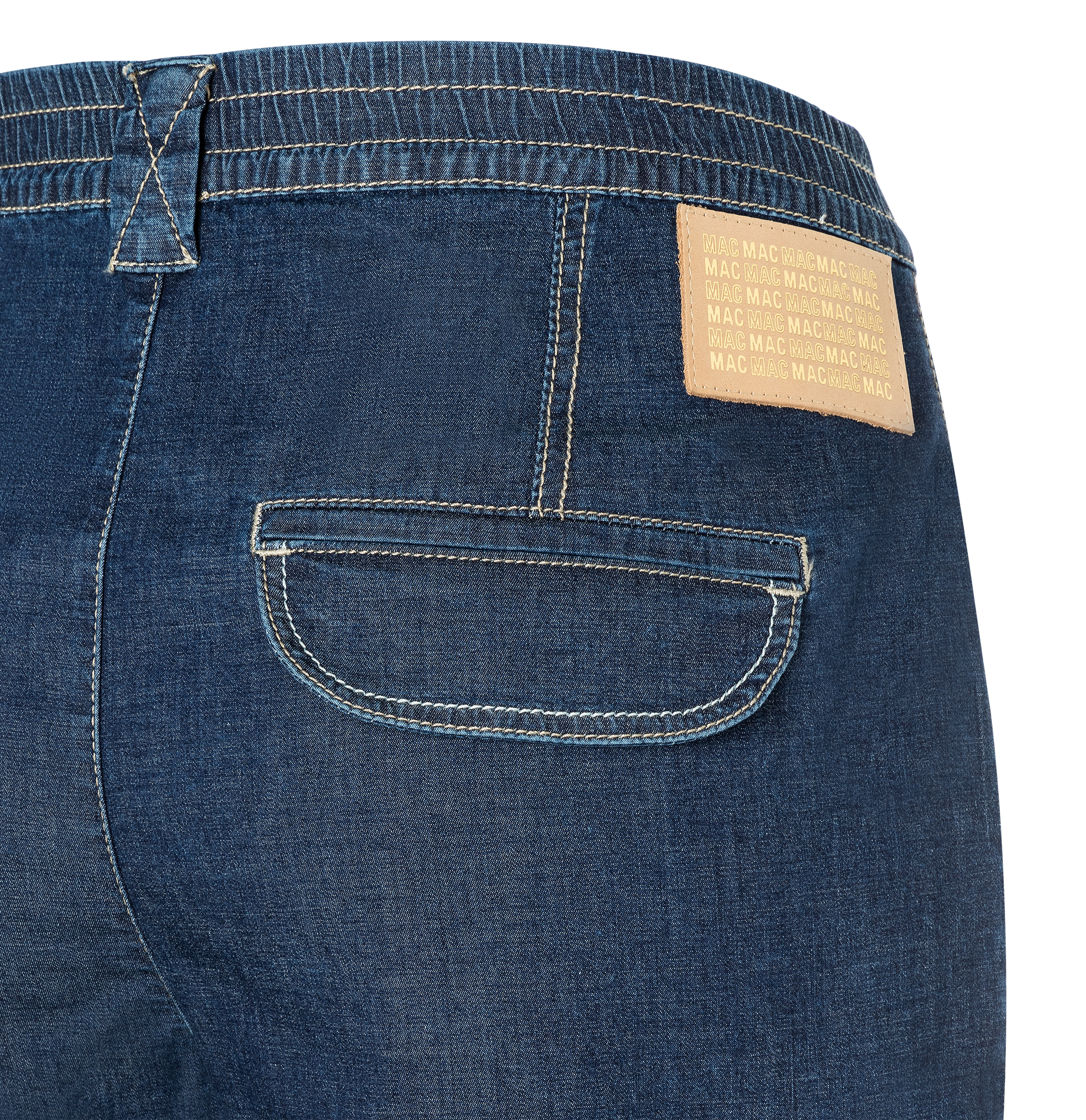 MAC JEANS - ELVA CARGO, Fluid Denim