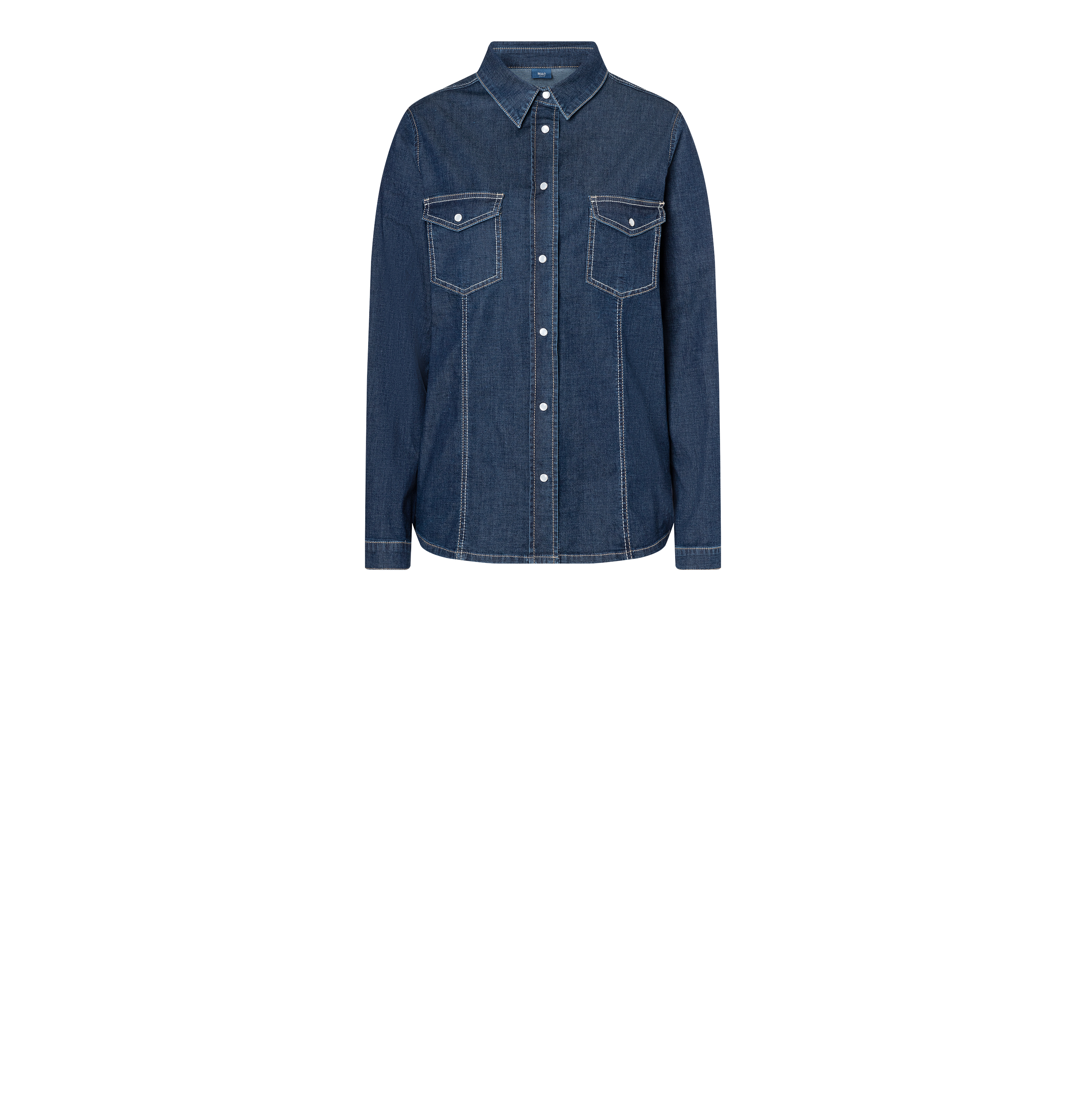 MAC JEANS - DENIM SHIRT, Fluid Denim