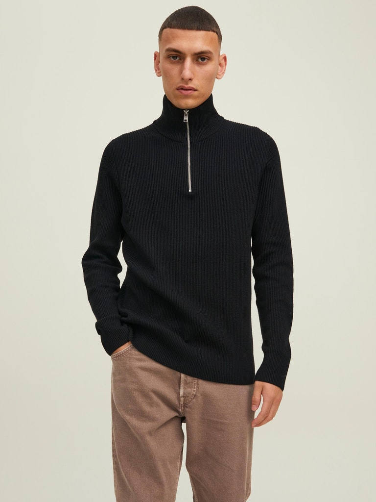 JPRPERFECT KNIT HALF ZIP SN