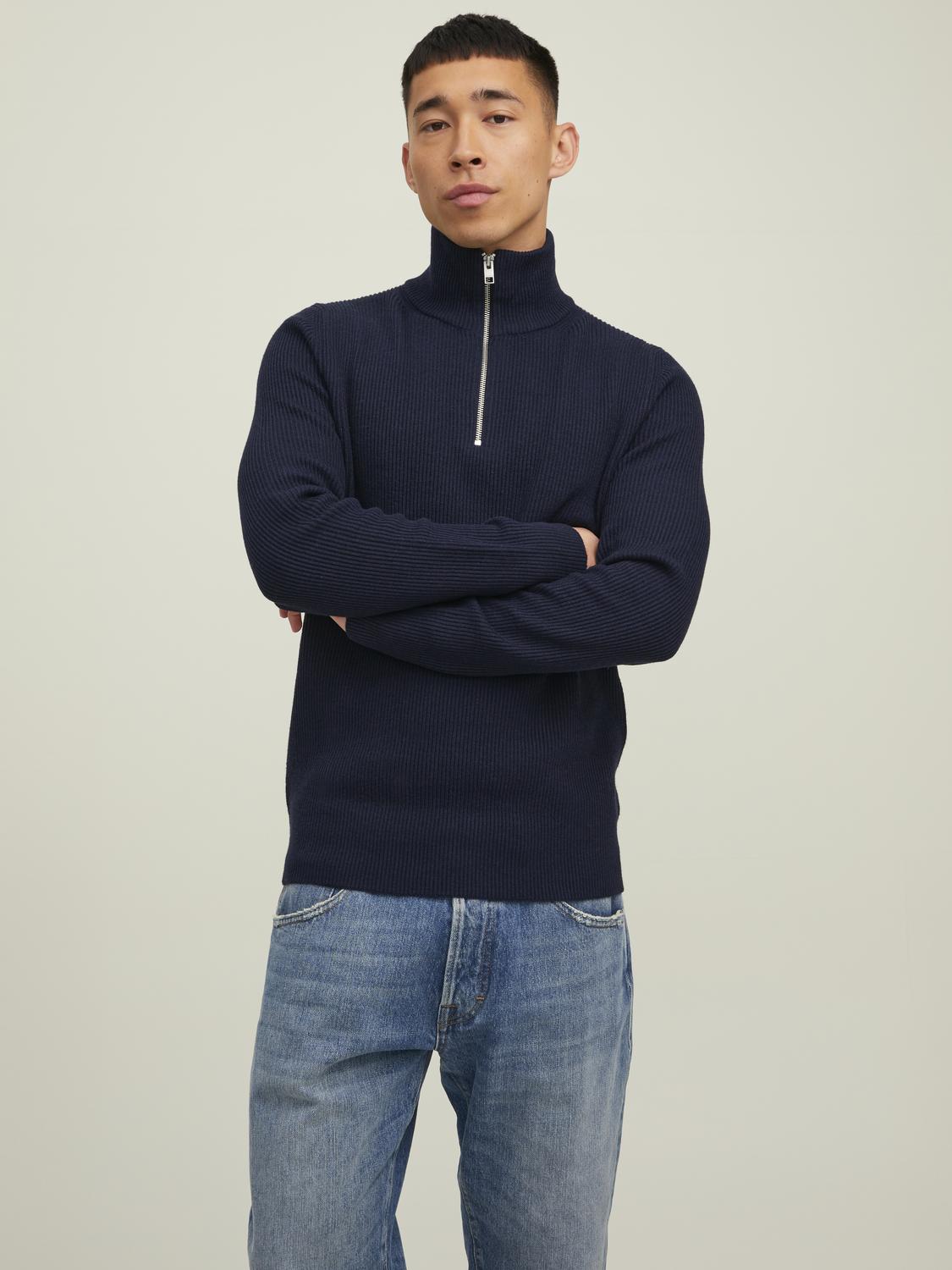 JPRCCPERFECT KNIT HALF ZIP SN