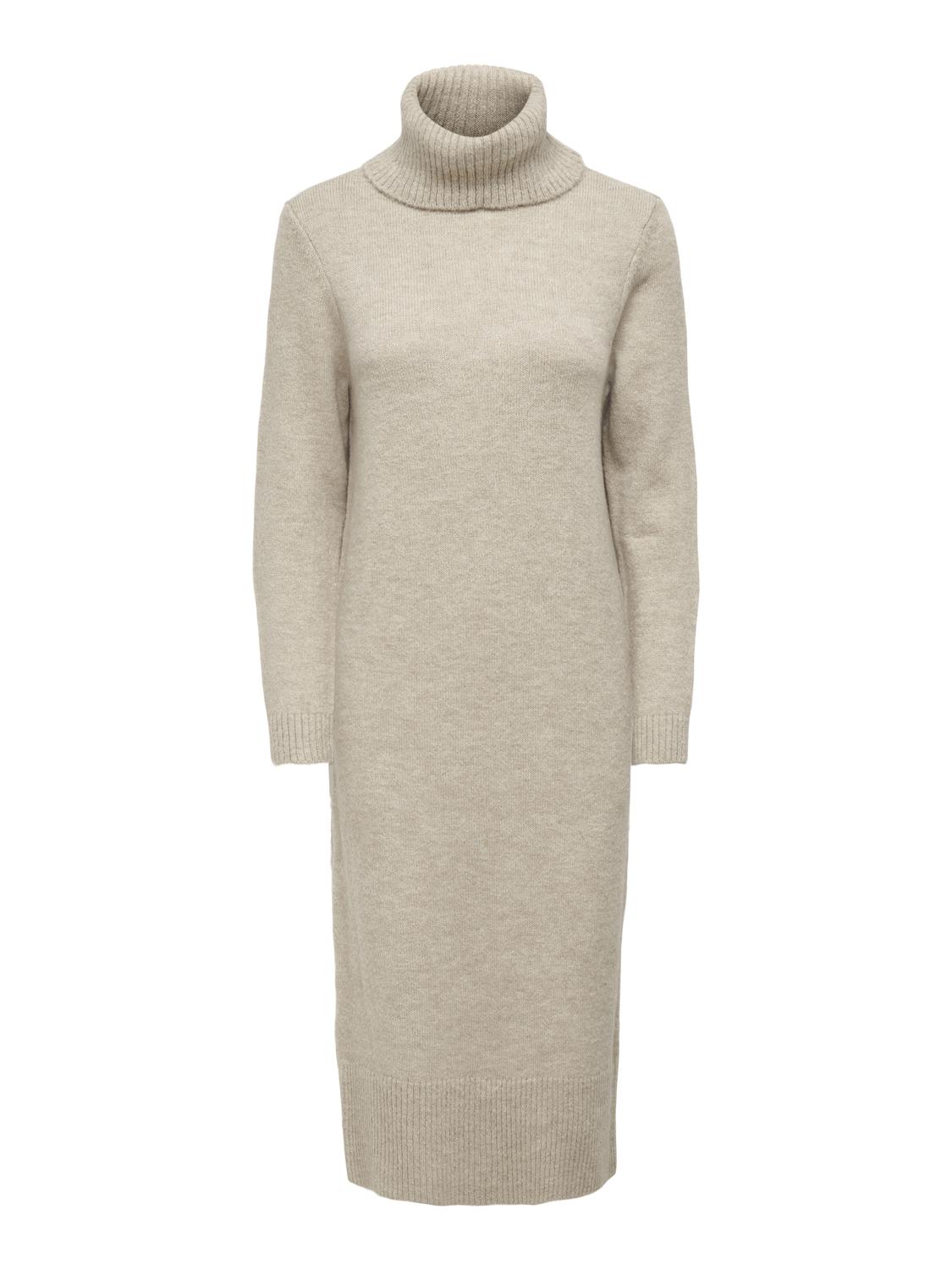 ONLBRANDIE L/S ROLL NECK DRESS KNT NOOS