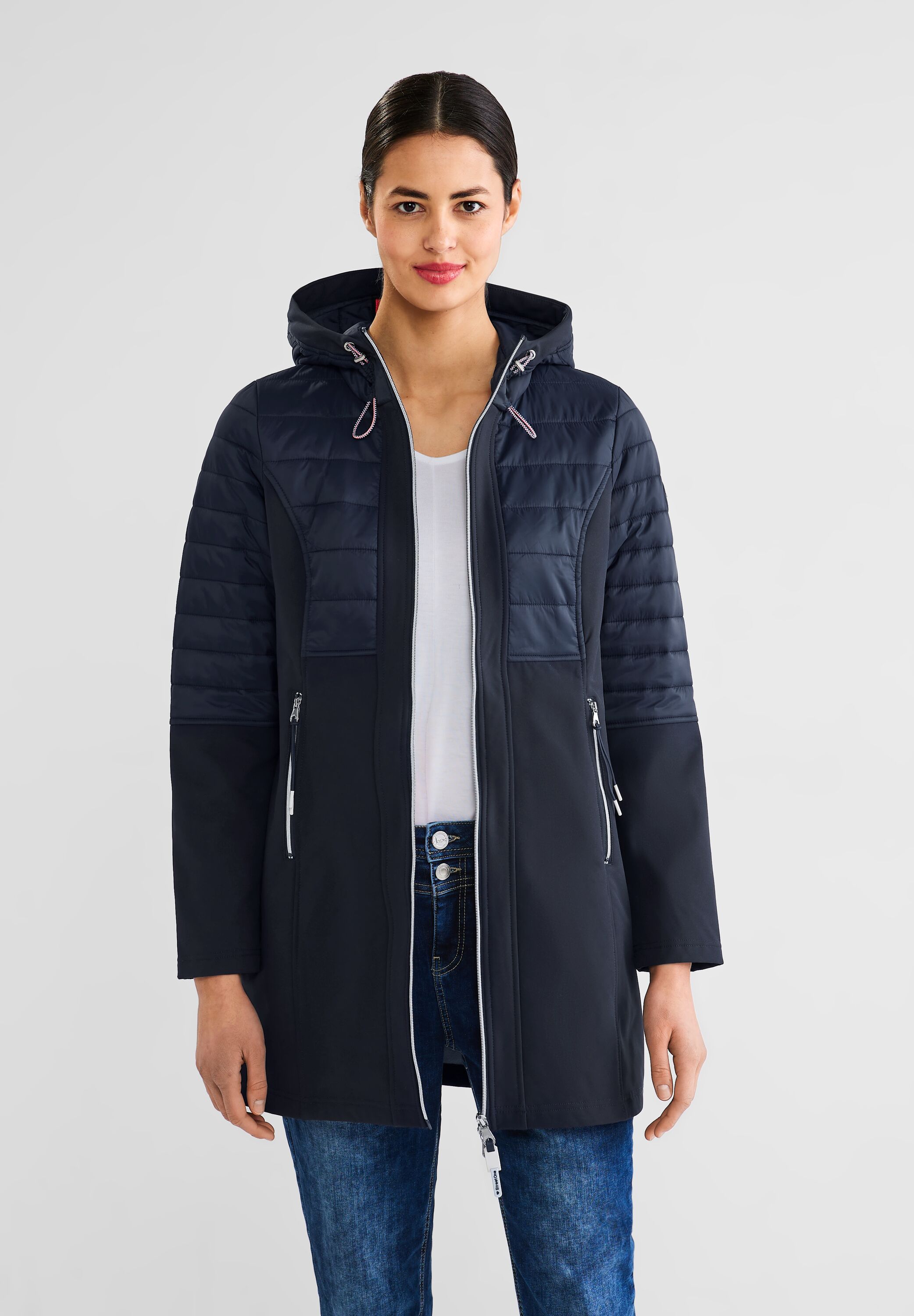 Materialmix Softshelljacke