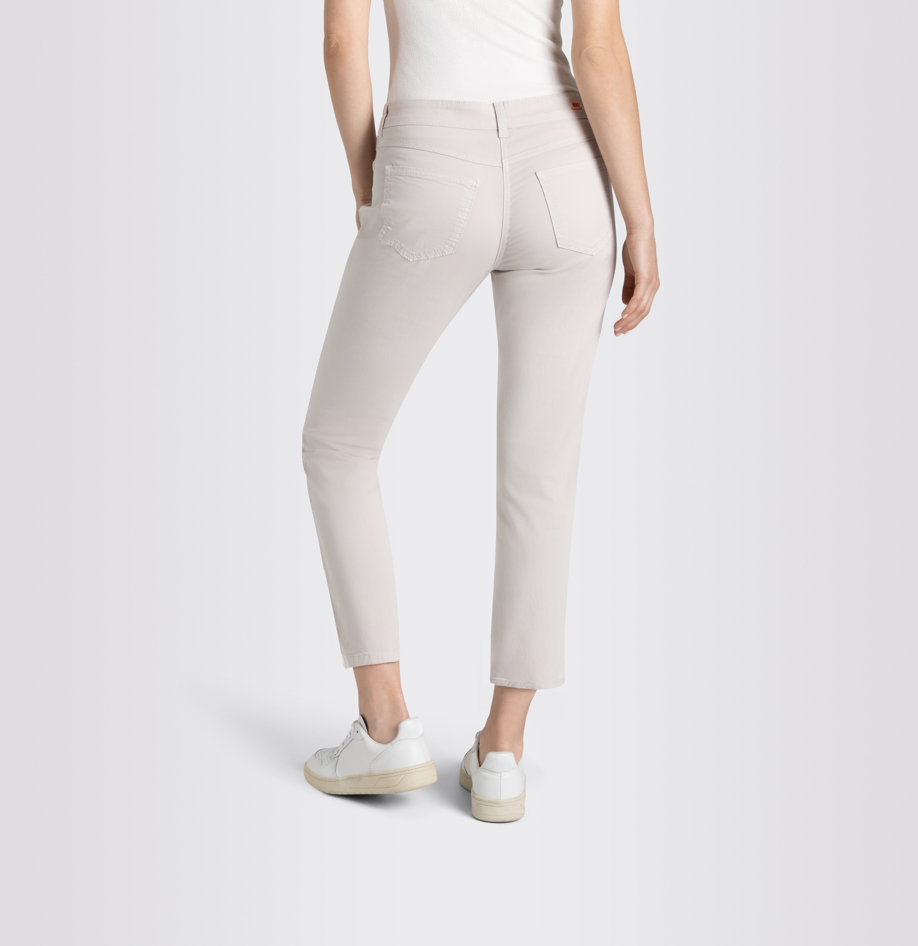 MAC JEANS - ANGELA 7/8 summer, Fade out gabardine