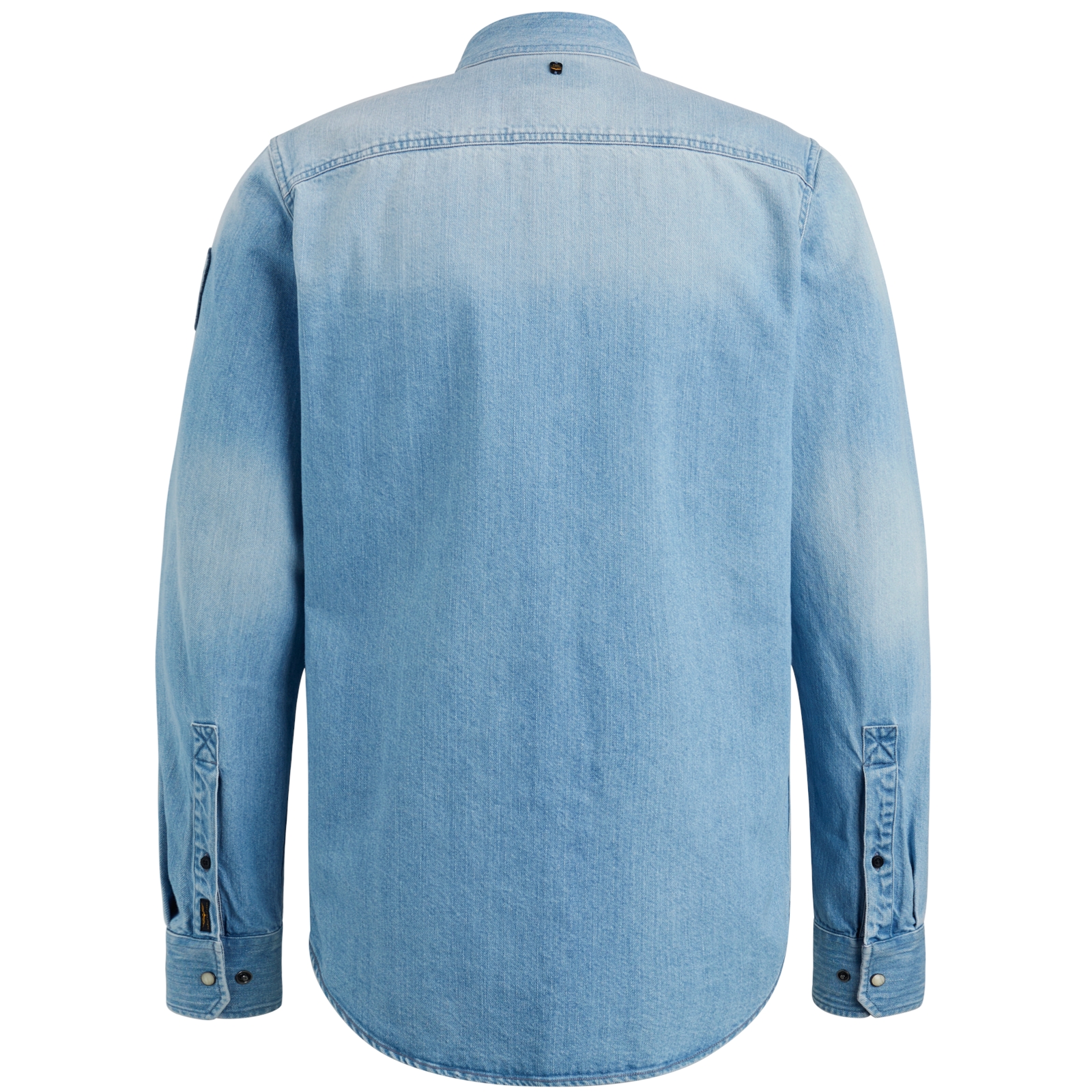 Long Sleeve Shirt Indigo Bleach Denim