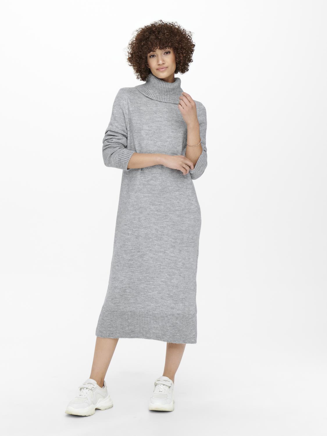 ONLBRANDIE L/S ROLL NECK DRESS KNT NOOS