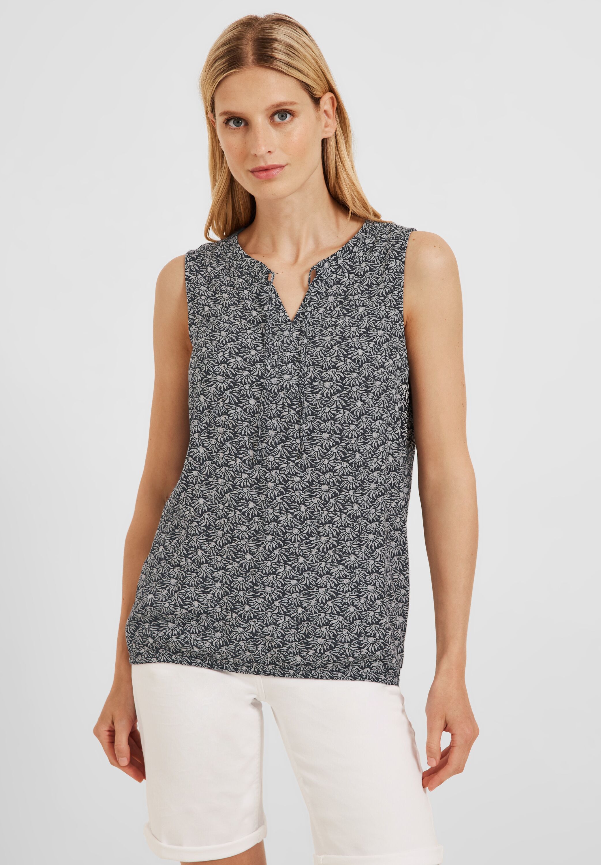 Minimalprint Bluse