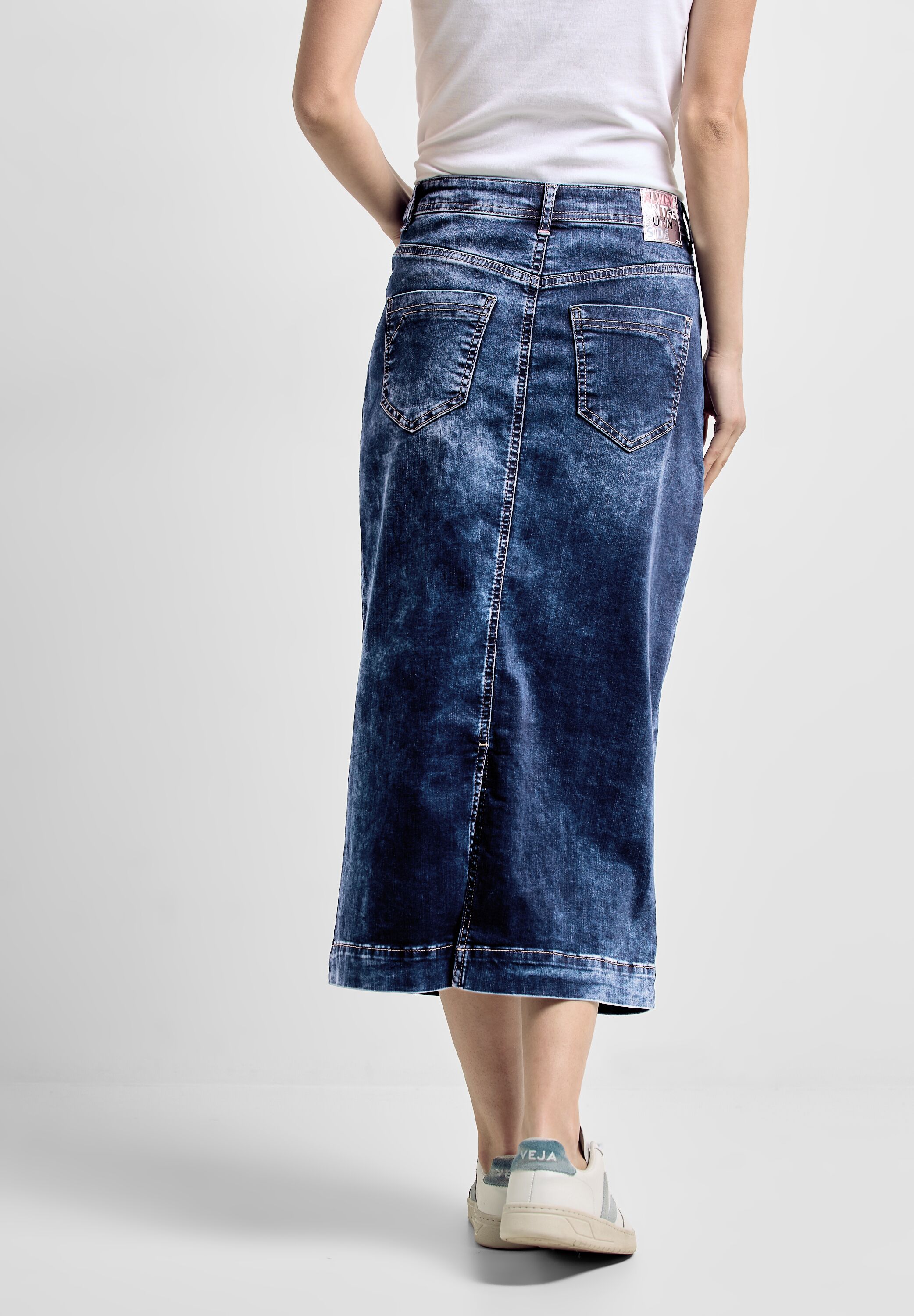 Maxi Jeansrock