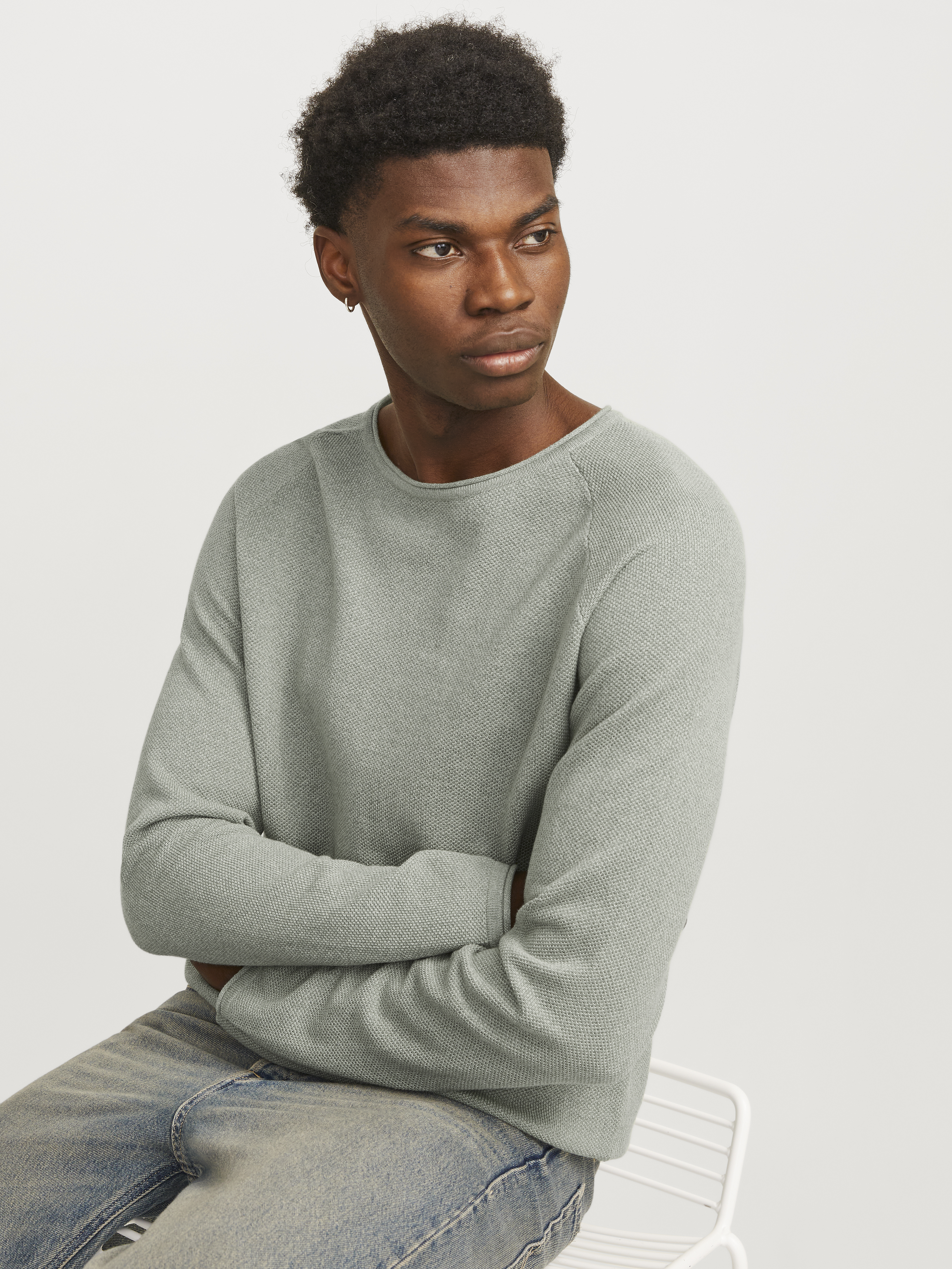 JJEHILL KNIT CREW NECK NOOS