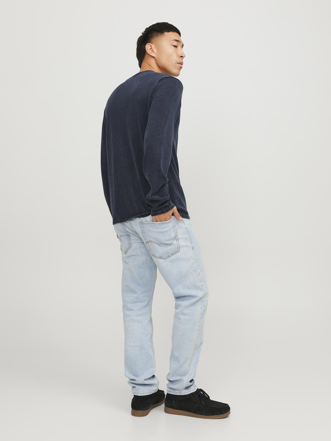 JJELEO KNIT CREW NECK NOOS