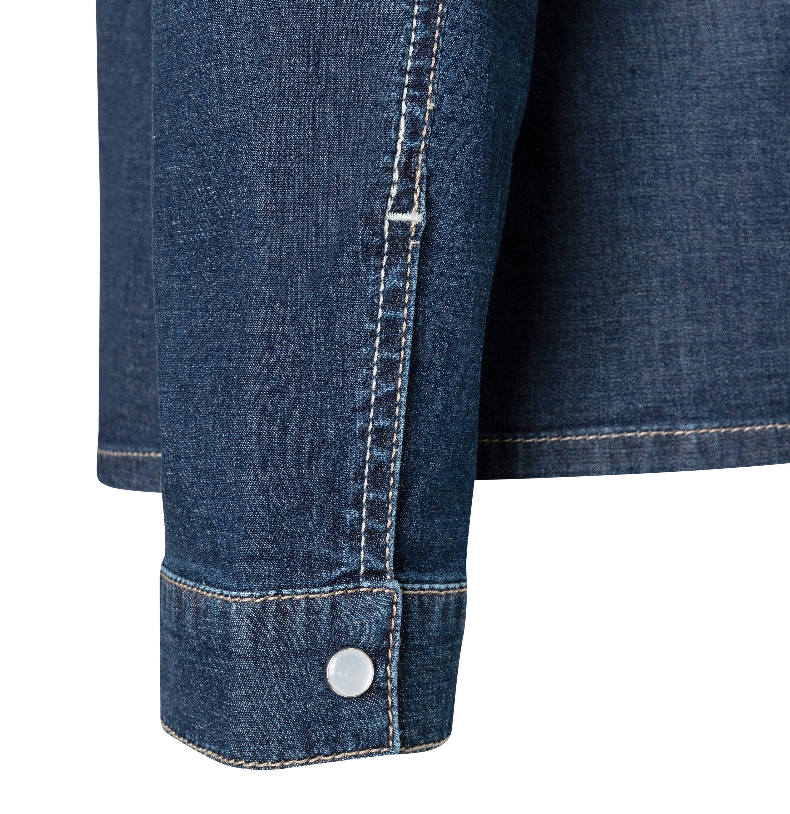 MAC JEANS - DENIM SHIRT, Fluid Denim