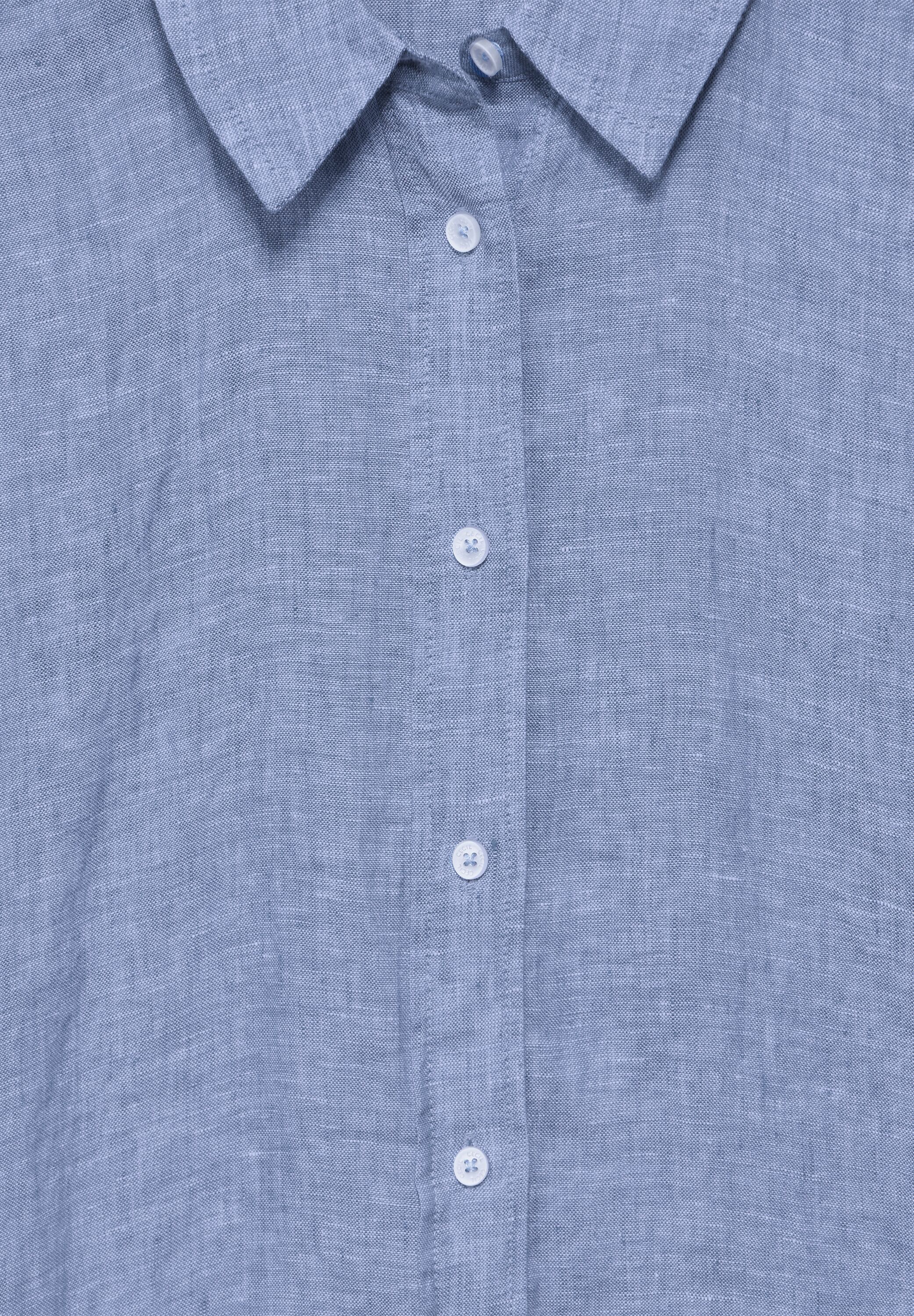 Chambray Leinenbluse